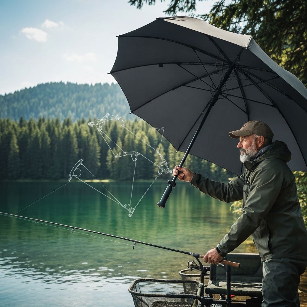 스마트 낚시파라솔 2.4M